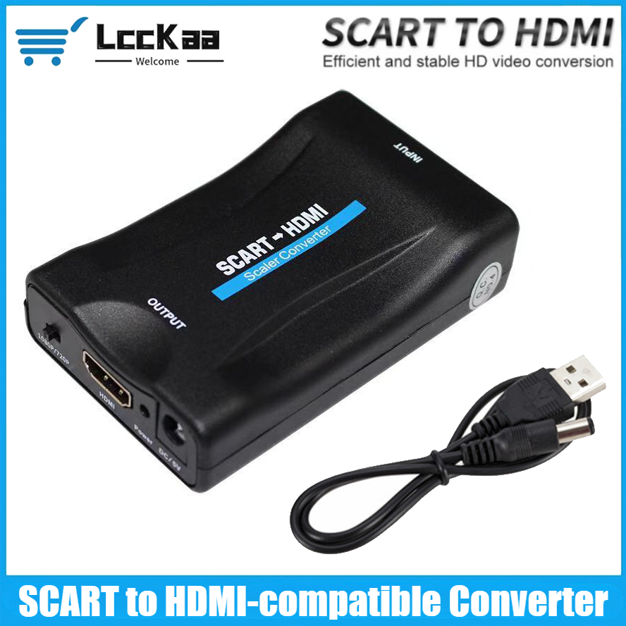 Scart To Hdmi - Convertitore compatibile da SCART a HDMI