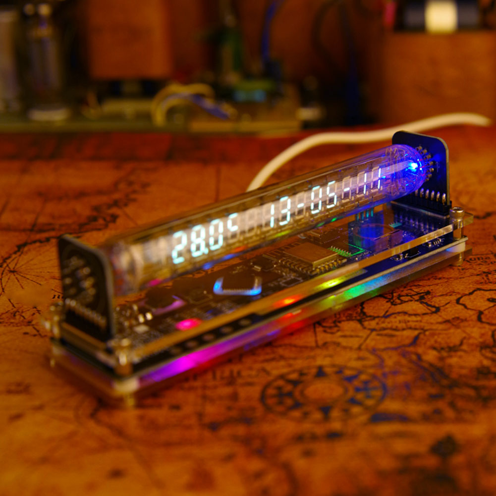 Retro Gaming Youtube - 1PCS Orologio digitale Glow Tubo fluorescente