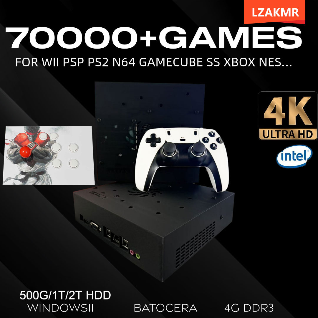 Retro Gaming Kiosk - Console di gioco retrò 70000+ giochi