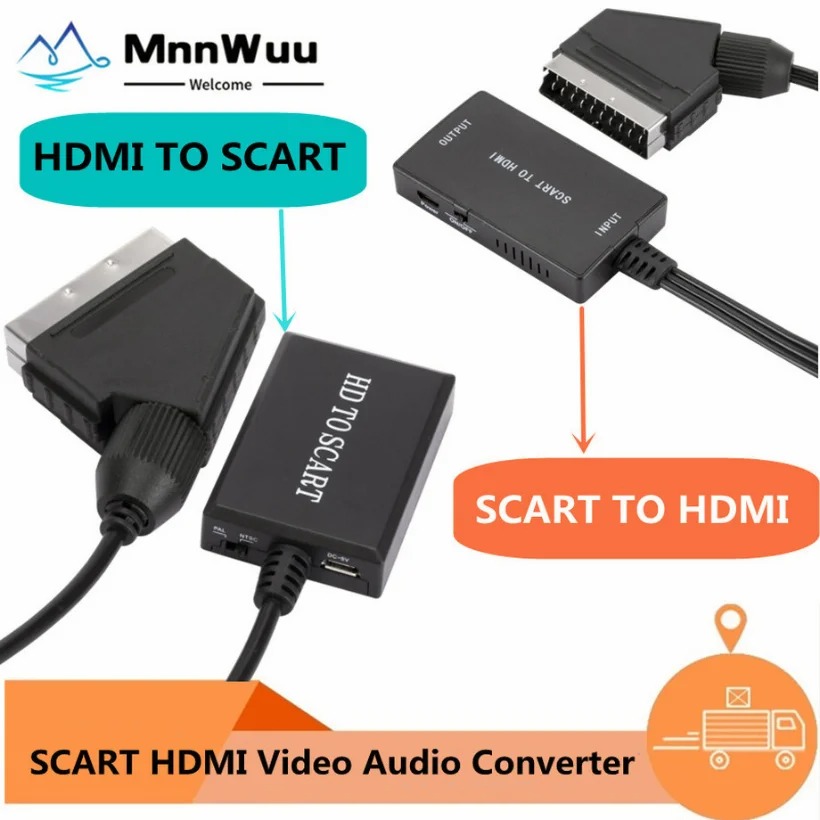 Convertitore audio video da SC - Scart To Hdmi recensione e prezzo
